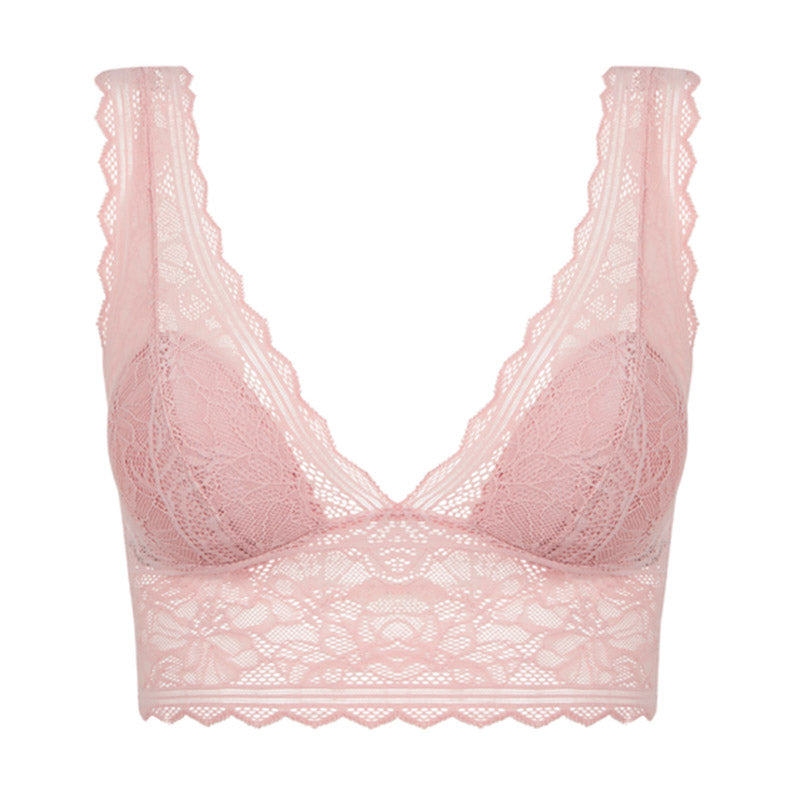 Bralette ohne Bügel aus der Serie Floral Touch von Chantelle in Farbe English Rose - Produktansicht