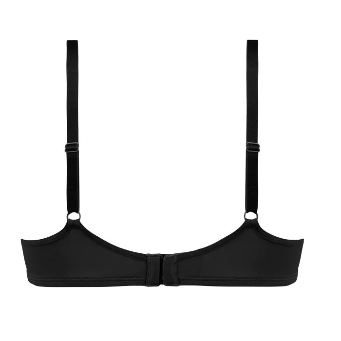 Schwarzer Push-UP-BH aus der Lingerie-Serie Space Odyssey von Marlies Dekkers - Produkt Rückansicht