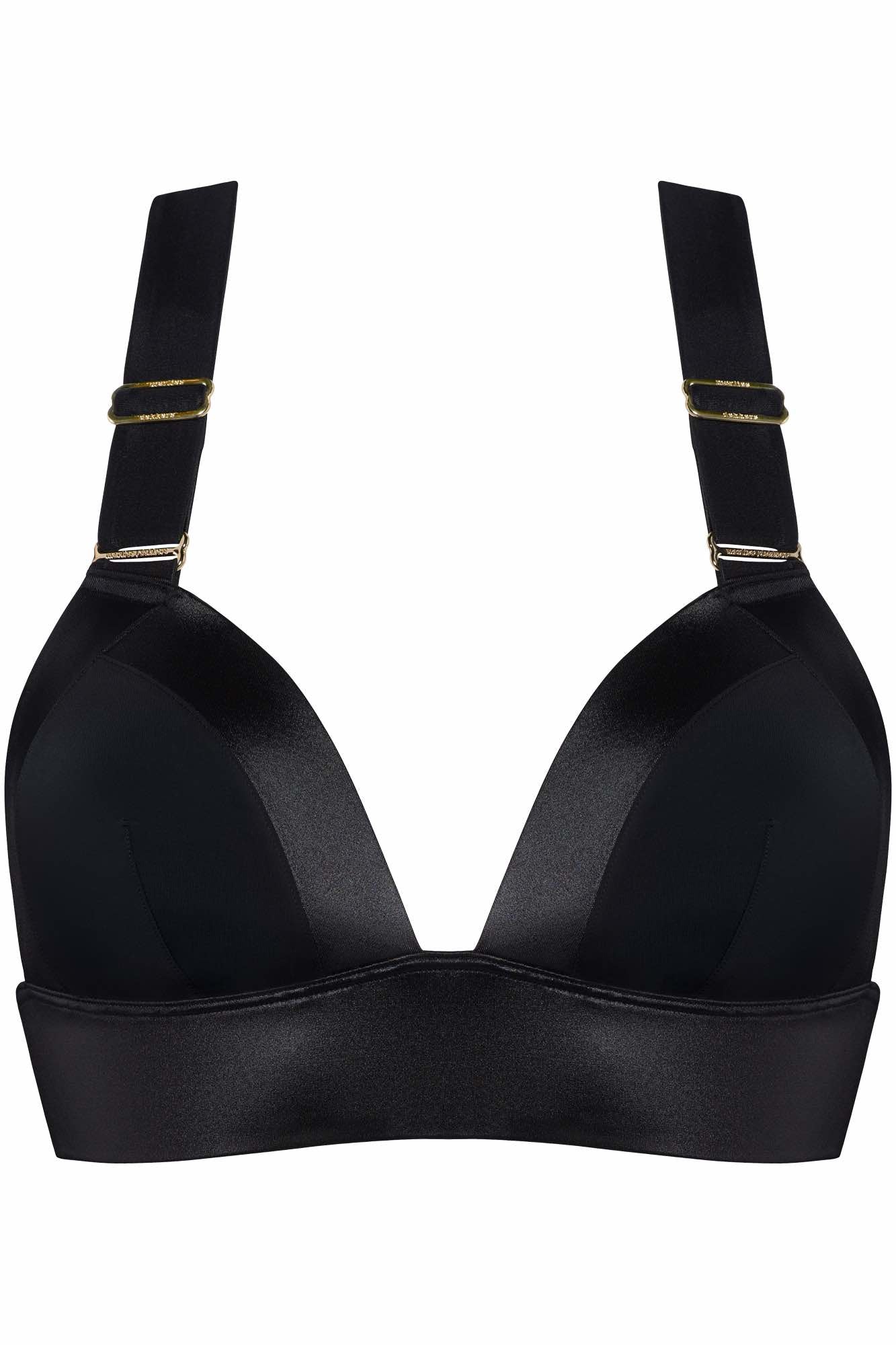 Marlies Dekkers Cache Coeur Bralette in schwarz ohne Bügel -Beach oder Party Top