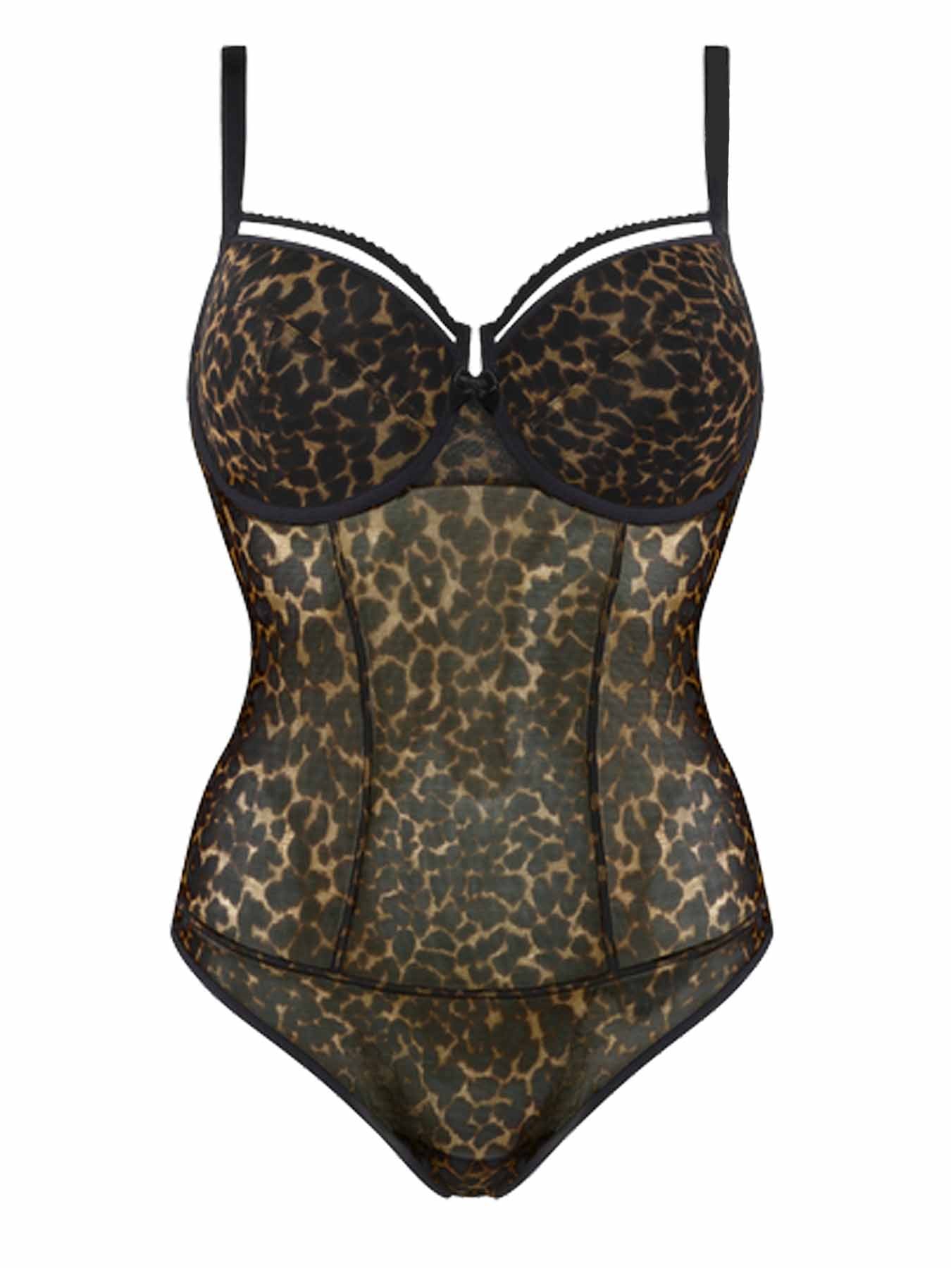 Marlies Dekkers Peekaboo Bodysuit leopard