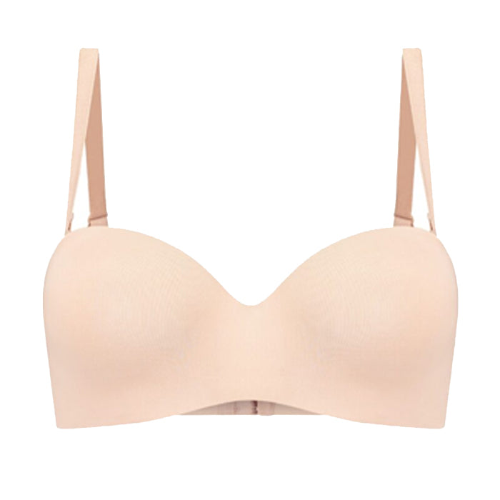 Bye Bra trägerloser BH in Beige als Produktbild hier mit gerade gestellten Trägern