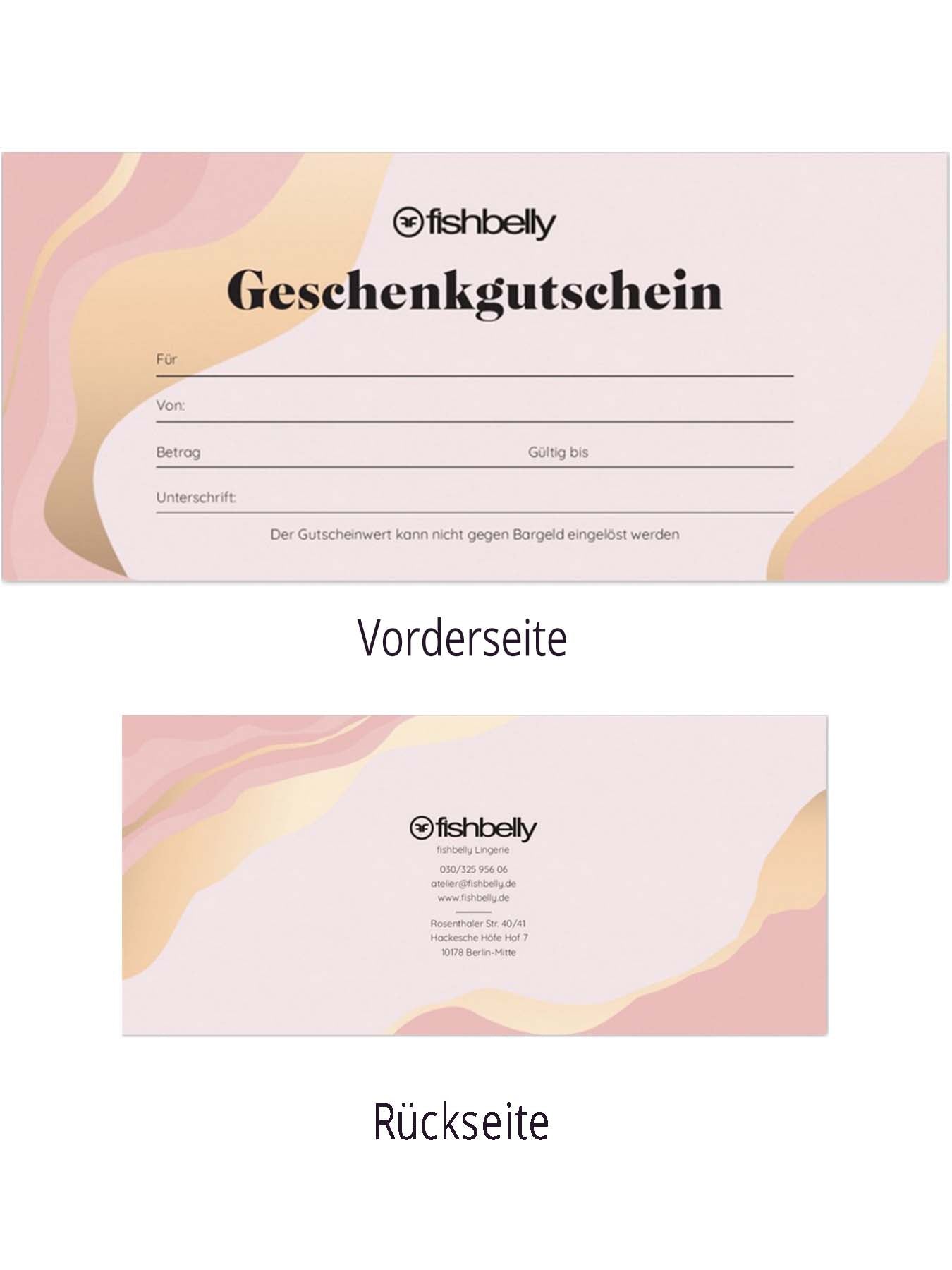 Gift voucher with envelope