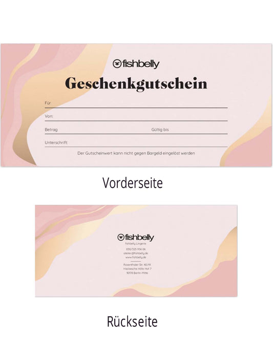 Gift voucher with envelope