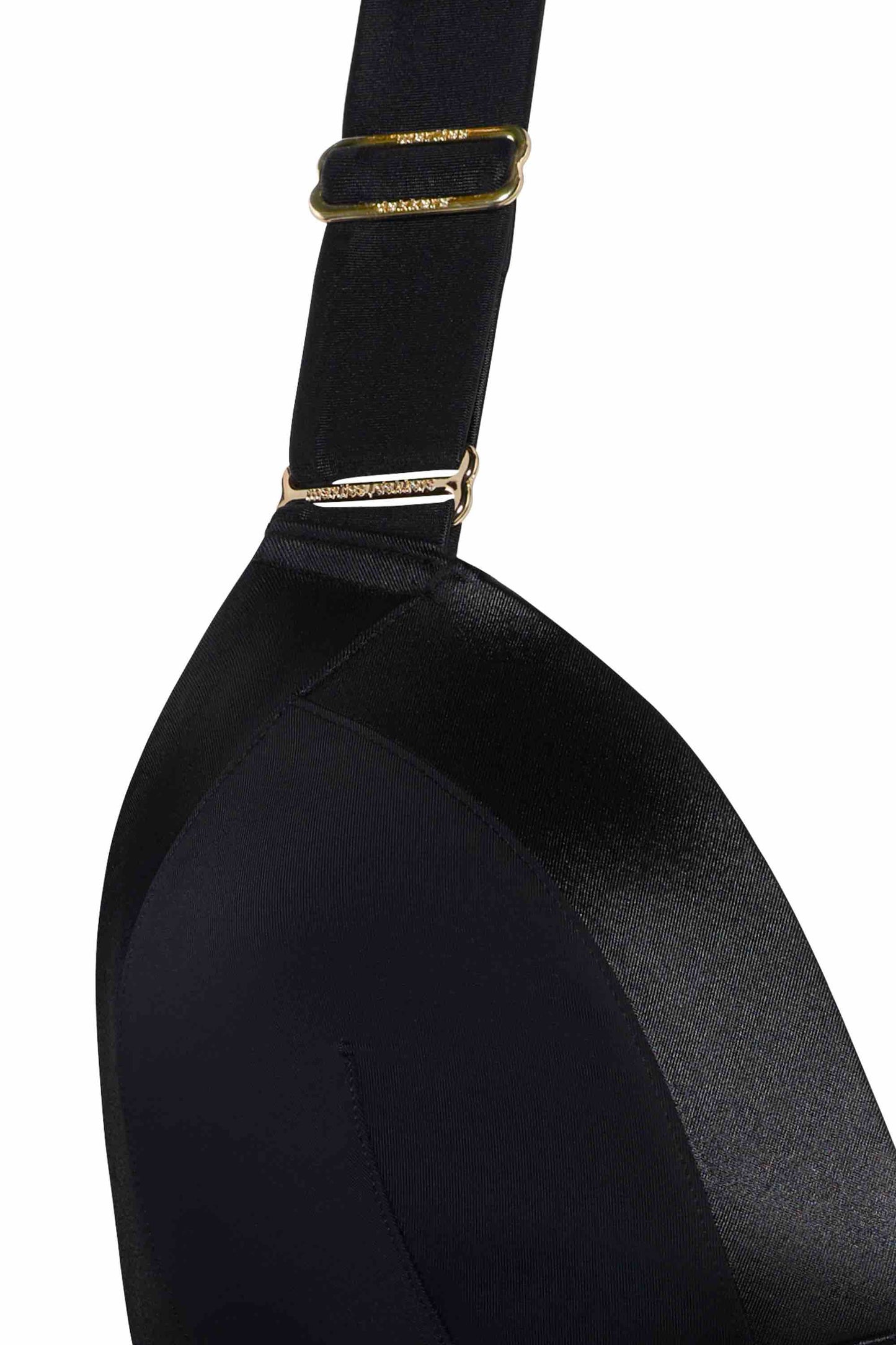 Marlies Dekkers Cache Coeur Bralette in schwarz ohne Bügel -Beach oder Party Top - Detail