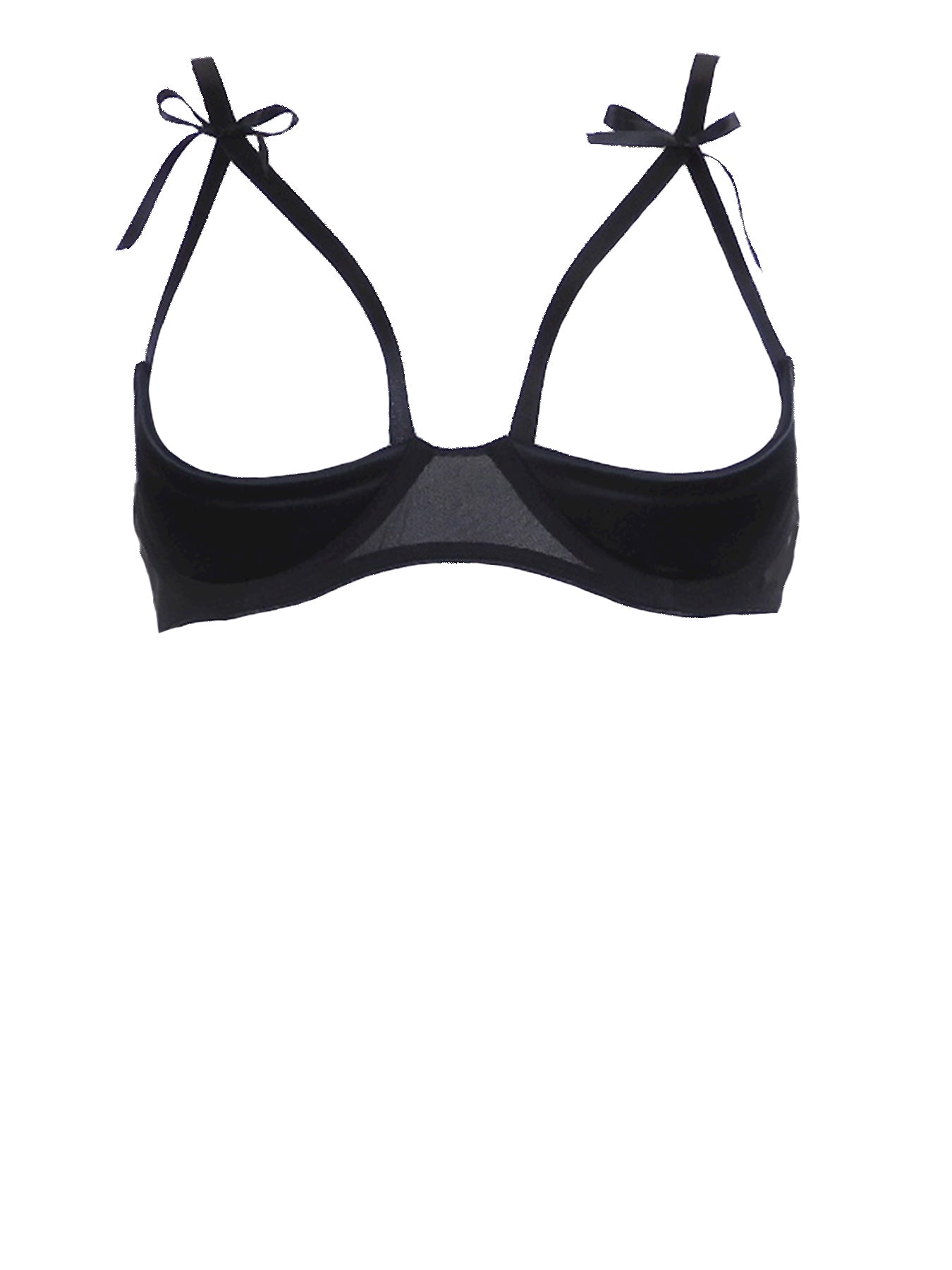 Odette 1/4 Cup Shelf Satin Bra | handgemacht