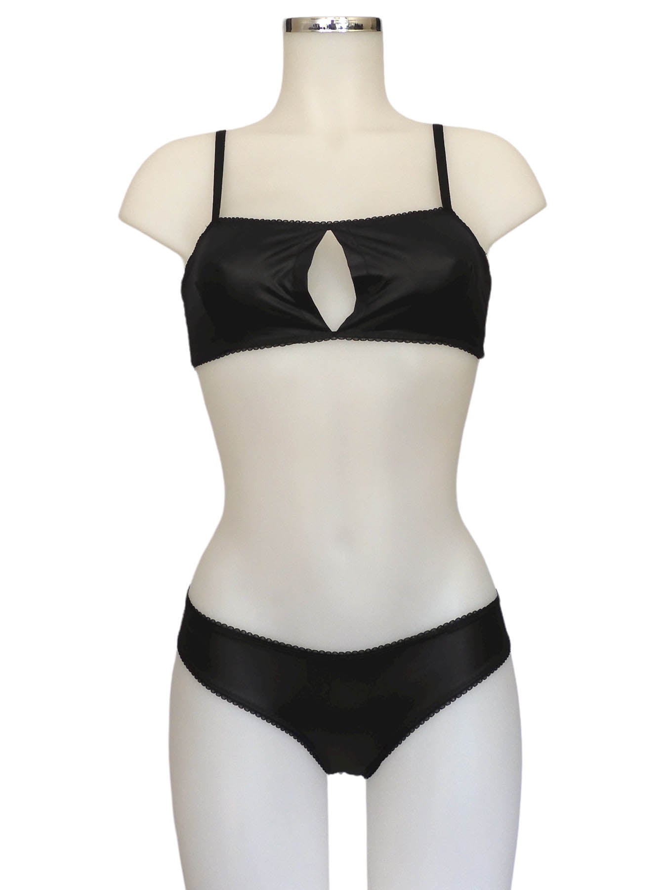 Sophia Brief in Faux Leather | handmade