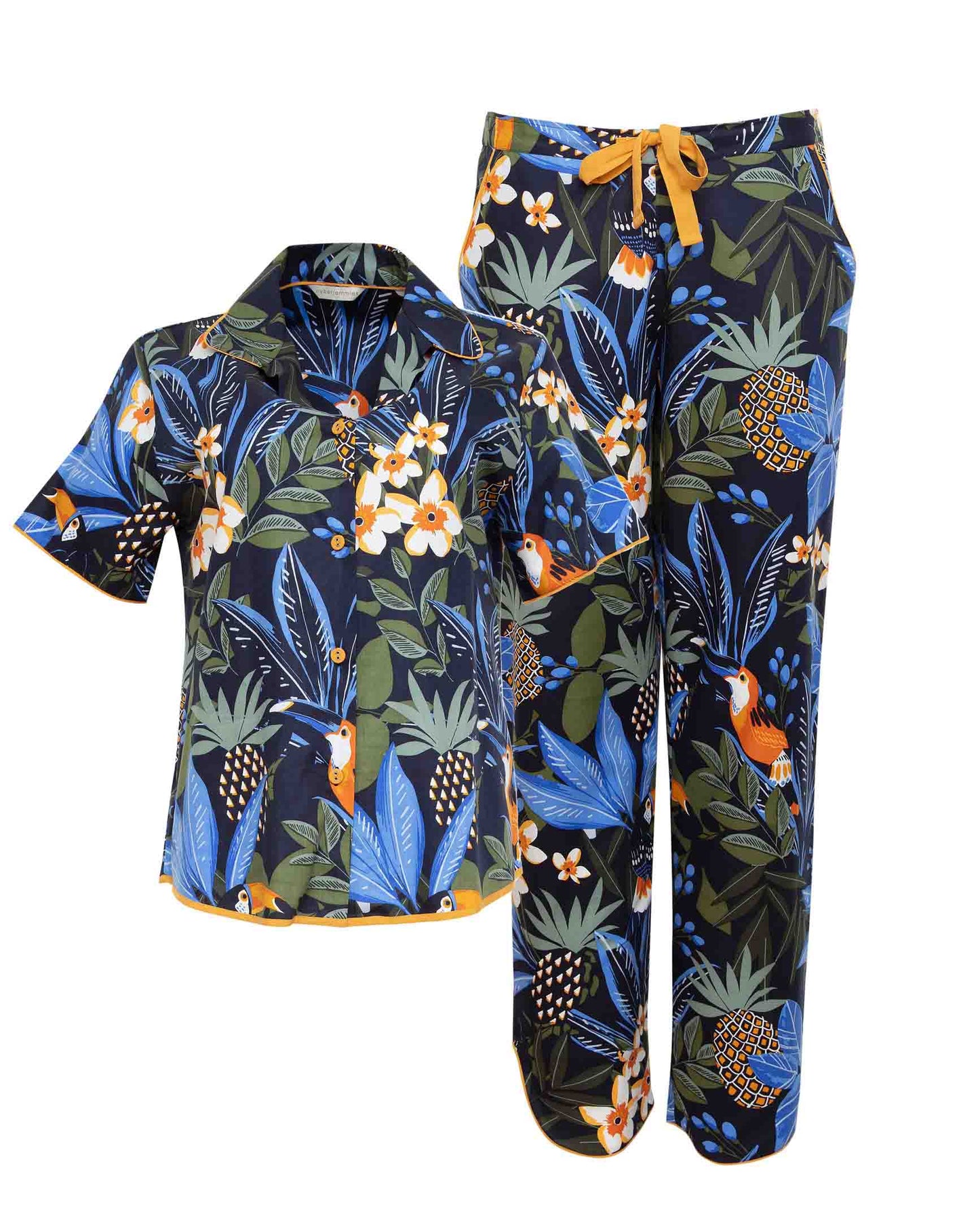 Sierra Pyjama mit Tukan Print